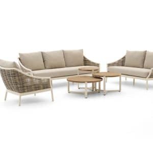 Apple Bee Milou/Monaco Sessel-Sofa Lounge-Set 6-teilig 6-Sitzer