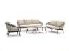 + 10 % Kassenrabatt | Apple Bee Pine Key Sessel-Sofa Lounge-Set 5-teilig 6-Sitzer