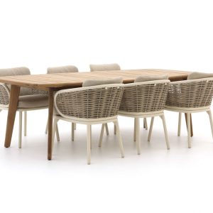 Apple Bee Pine Key/Martinique 250 cm Gartenmöbel-Set 7-teilig