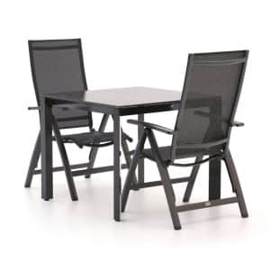 Bellagio Avenza/Sestino 90 cm Gartenmöbel-Set 3-teilig verstelbar
