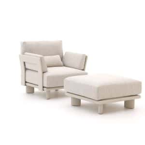 Bellagio Battuello Gartensessel mit Gartenhocker