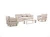+ 10 % Kassenrabatt | Bellagio Battuello Sessel-Sofa Lounge-Set 4-teilig
