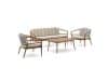 + 10 % Kassenrabatt | Bellagio Brasimone Sessel-Sofa Lounge-Set 4-teilig