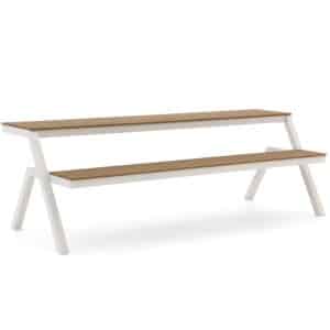 Bellagio Fidenza Picknicktisch Balkon 220x85x75 cm