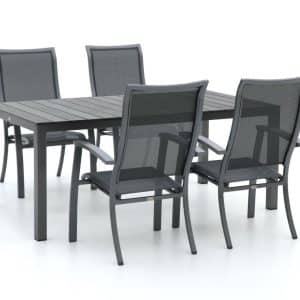 + 15 % Kassenrabatt | Bellagio Lugo/Fidenza 183 cm Gartenmöbel-Set 5-teilig stapelbar