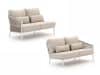 + 10 % Kassenrabatt | Bellagio Mineo Lounge Element linker Arm + rechter Arm 144 cm