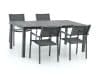 + 10 % Kassenrabatt | Bellagio Roma/Fidenza 183 cm Gartenmöbel-Set 5-teilig stapelbar