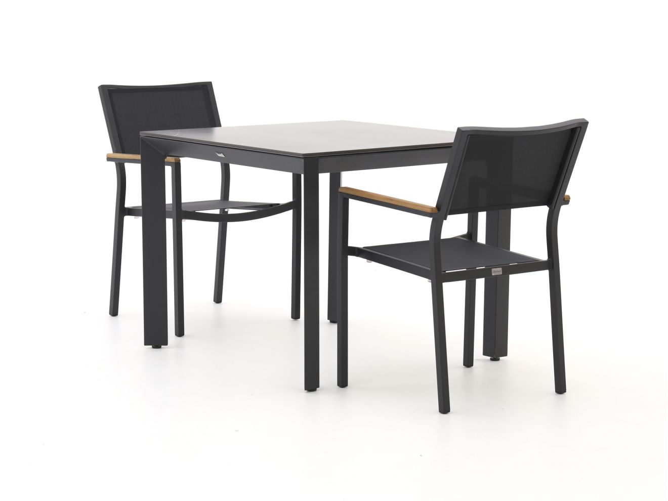 + 10 % Kassenrabatt | Bellagio Roma/Sestino 90 cm Gartenmöbel-Set 3-teilig stapelbar