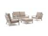 + 10 % Kassenrabatt | Bellagio Vazzola Sessel-Sofa Lounge-Set 4-teilig