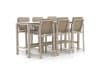 + 10 % Kassenrabatt | Bellagio Vazzola/Trecenta 225 cm Gartenbar-Set 7-teilig