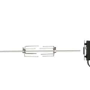 + 10 % Kassenrabatt | Boretti Grill Drehspieß 9x81x16 cm für Leonardo 2B