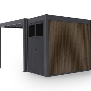 Cedrino Pergola 400x360x255 cm inkl. Stauraum 400x200 cm