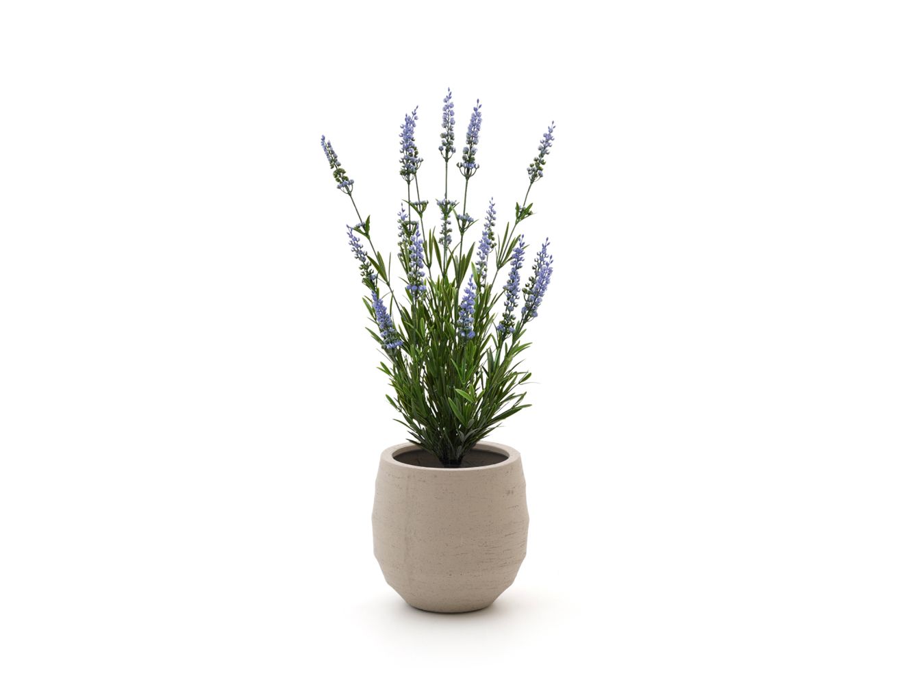 + 10 % Kassenrabatt | Designplants/Luca Lifestyle Lavendel Kunstpflanze (h:50 cm) mit Bordo Balloon Blumentopf