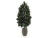 + 10 % Kassenrabatt | Designplants/Luca Lifestyle Lorbeer Pyramide Kunstpflanze (h:150 cm) mit Bordo Tall Balloon Blumentopf