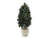 + 10 % Kassenrabatt | Designplants/Luca Lifestyle Lorbeer Pyramide Kunstpflanze (h:150 cm) mit Grigio New Egg Blumentopf