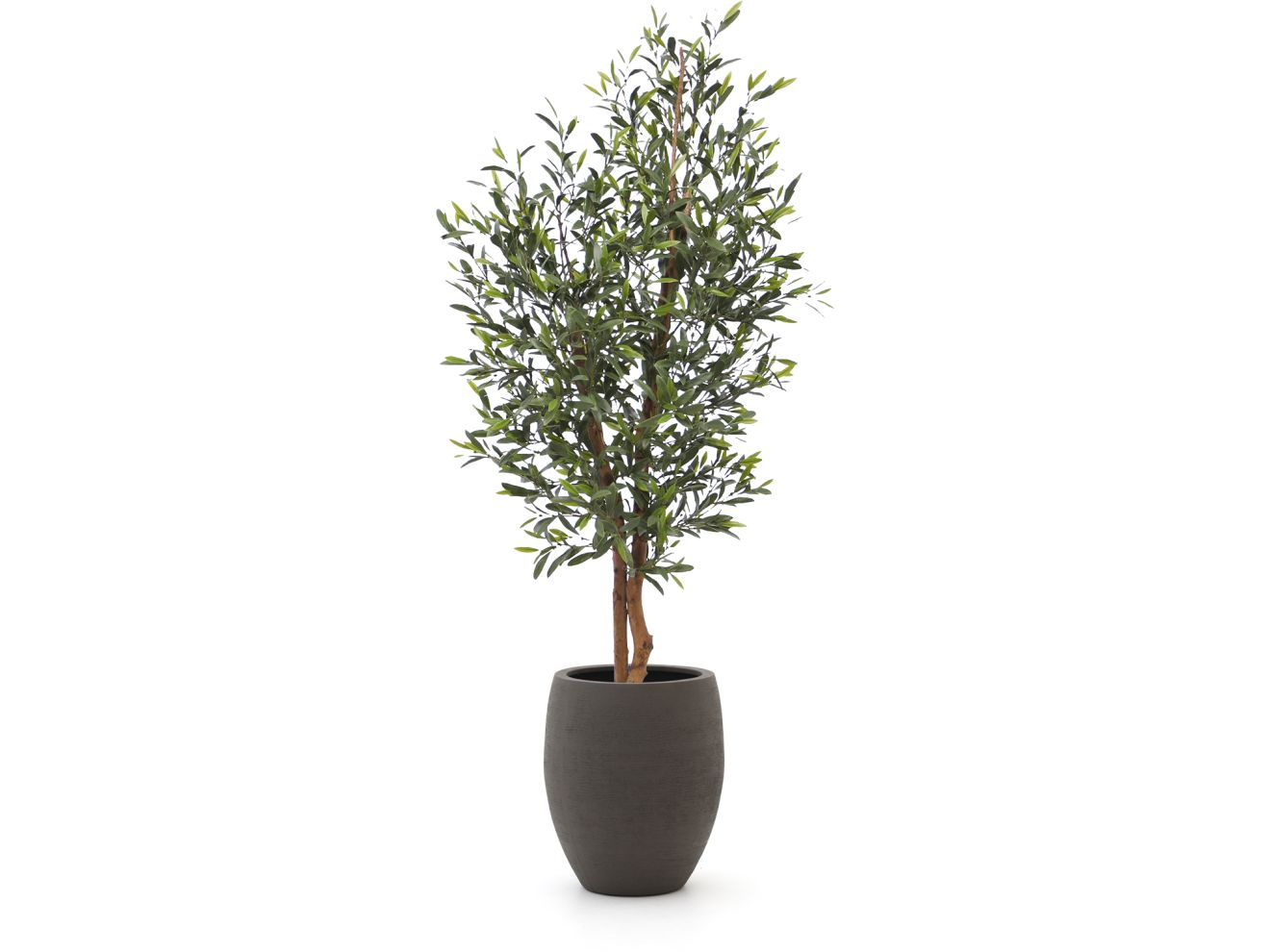 + 10 % Kassenrabatt | Designplants/Luca Lifestyle Oliven Kunstbaum (h:150 cm) mit Terreno Tall Balloon Blumentopf