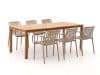 + 10 % Kassenrabatt | Forza Cali/Liverpool 210 cm Gartenmöbel-Set 7-teilig stapelbar