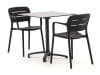 + 10 % Kassenrabatt | Forza Pazzia/Canzo 70 cm Gartenmöbel-Set 3-teilig stapelbar