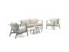 + 10 % Kassenrabatt | Hartman Rana Sessel-Sofa Lounge-Set 5-teilig