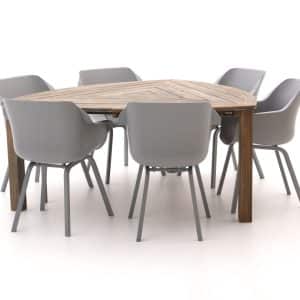 + 10 % Kassenrabatt | Hartman Sophie Element/Rough-S Triangular 170 cm Gartenmöbel-Set 7-teilig