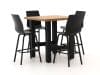+ 10 % Kassenrabatt | Hartman Sophie/Yasmani 100 cm Gartenbar-Set 5-teilig