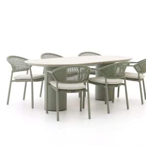 + 10 % Kassenrabatt | Hartman Taragona/Valencia 220 cm Gartenmöbel-Set 7-teilig