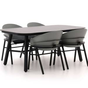 + 10 % Kassenrabatt | Hartman Tubb Gartenmöbel-Set 185 cm 5-teilig verstellbar