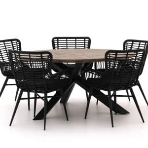 + 10 % Kassenrabatt | Intenso Asti/Rough-Y Ø 150 cm Gartenmöbel-Set 6-teilig
