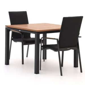 Kettler Diamond/Linosa 100 cm Gartenmöbel-Set 3-teilig stapelbar