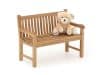 + 10 % Kassenrabatt | Kinder Gartenbank 75x40x56 cm/KiKabär Groß 30 cm Braun