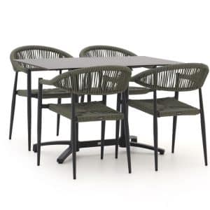 Manifesto Belpasso/Canzo 120 cm Gartenmöbel-Set 5-teilig klappbar stapelbar