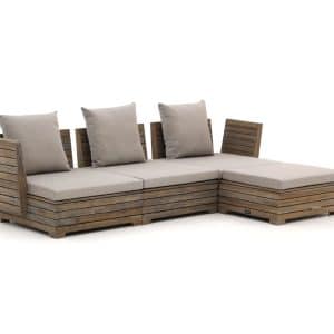 + 10 % Kassenrabatt | ROUGH-B Chaiselongue Lounge-Set 4-teilig