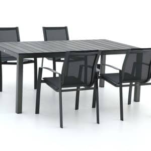 + 10 % Kassenrabatt | R&S Design Altea/Fidenza 183 cm Gartenmöbel-Set 5-teilig stapelbar
