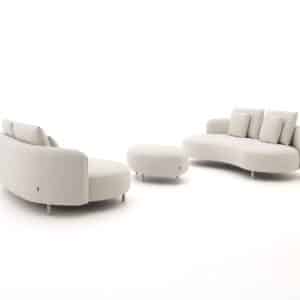+ 10 % Kassenrabatt | SUNS Pienza Sofa-Lounge-Set 3-teilig 4-Sitzer