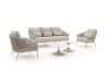 + 10 % Kassenrabatt | SUNS Santorini/Nova Sessel-Sofa Lounge-Set 5-teilig