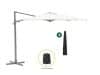 + 10 % Kassenrabatt | Shadowline Francisco Ampelschirm 260x260 cm