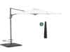 + 10 % Kassenrabatt | Shadowline Francisco Ampelschirm 260x260 cm