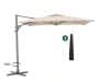 + 10 % Kassenrabatt | Shadowline Francisco Ampelschirm 260x260 cm