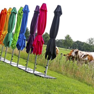 + 10 % Kassenrabatt | Shadowline Push-Up Sonnenschirm 240x240 cm