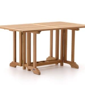 Sunyard Butterfly Teak Gartentisch klappbar 150x90x74 cm