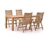 + 10 % Kassenrabatt | Sunyard Corby/Oxford 200 cm Gartenmöbel-Set 5-teilig verstellbar