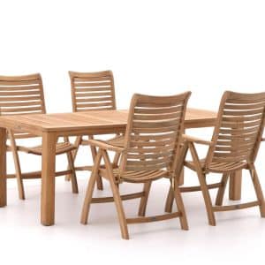 Sunyard Corby/Oxford 200 cm Gartenmöbel-Set 5-teilig verstellbar