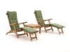 + 10 % Kassenrabatt | Sunyard Country/Wales 60 cm Deckchair-Set-3-teilig
