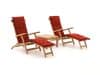 + 10 % Kassenrabatt | Sunyard Country/Wales 60 cm Deckchair-Set-3-teilig