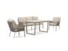 + 10 % Kassenrabatt | Tierra Outdoor Liv Dining Lounge-Set 4-teilig