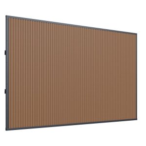 WPC-Wand 400 cm für Cedrino Pergola 400x300/400x360x255 cm
