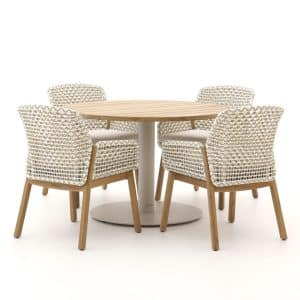 Zavelli Juntos/Cuore ø 120 cm Gartenmöbel-Set 5-teilig
