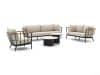 + 10 % Kassenrabatt | Apple Bee Condor/Tonga Sessel-Sofa Lounge-Set 5-teilig 6-Sitzer