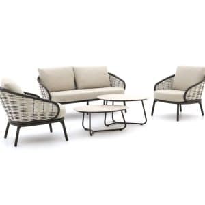 + 10 % Kassenrabatt | Apple Bee Pine Key Sessel-Sofa Lounge-Set 5-teilig 4-Sitzer