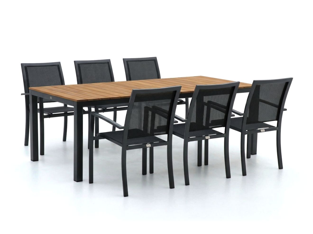 + 15 % Kassenrabatt | Bellagio Anzio/Fidenza 220 cm Gartenmöbel-Set 7-teilig stapelbar